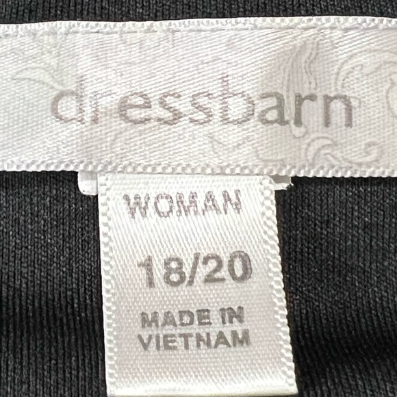 Dressbarn Autumn 3/4 Sleeve Pull-Over Layered Sheer Top Size 18/20 - Picture 6 of 8